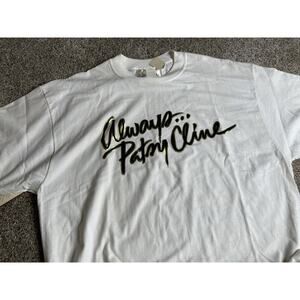 New! Vintage Patsy Cline T-Shirt Tee Size Large ‘Always.. Patsy Cline” Cream USA